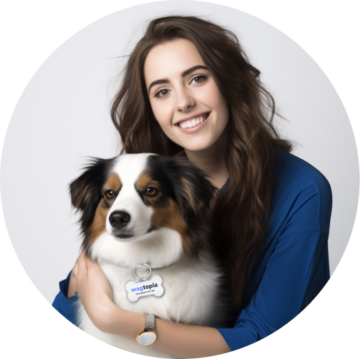 woman with dog